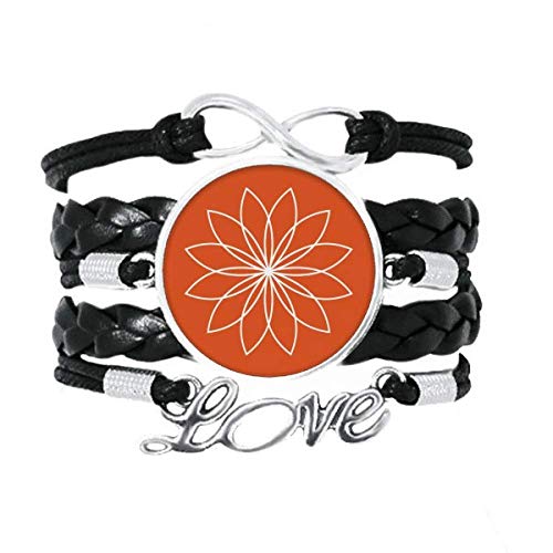 Bracelet amour bijoux cuir DIYthinker aux finitions soignées et motifs botaniques
