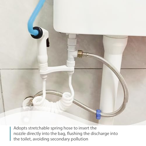 Ferramenta de limpeza de bolsa de colostomia, limpador de saco de ostomia para todos os sacos de ost