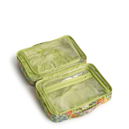 Image of Vera Bradley Women's Premium Cotton Lay Flat Travel Organizer, Meadow Bouquet, One Size