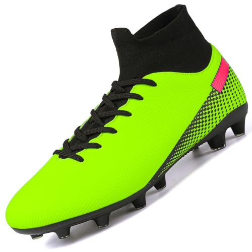 zephz Wide Traxx Black/Space Cherry Soccer Cleat Youth 3.5
