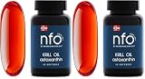 NFO Omega 3 Krill Oil – 60 Kapseln | Premium Krillöl mit Astaxanthin | Phospholipid Form mit EPA DHA | Sehr Gute Aufnahme | Norwegen Antarktis (Packung mit 2)