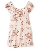 The Children's Place,Girls,Short Sleeve Casual Everyday Dresses,Frappe,Small,