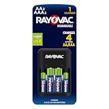 Rayovac 4 Position AA/AAA Charger w/ Batteries