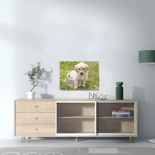 Tableau toile imprimée chiot bébé chien mignon déco chambre bébé - 3