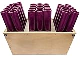 Overstock Central Fireworks Mortar Rack 28 Shot Fan Rack With 1.75' Fiberglass Mortar Tubes