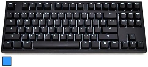 Code 87-Key Illuminated Mechanical Keyboard with White LED Backlighting - Cherry MX Blue