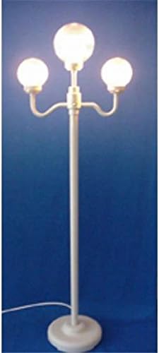 201B Outdoor Lamp Company Economy Street Lamp, 13" x 13" x 70", Bone