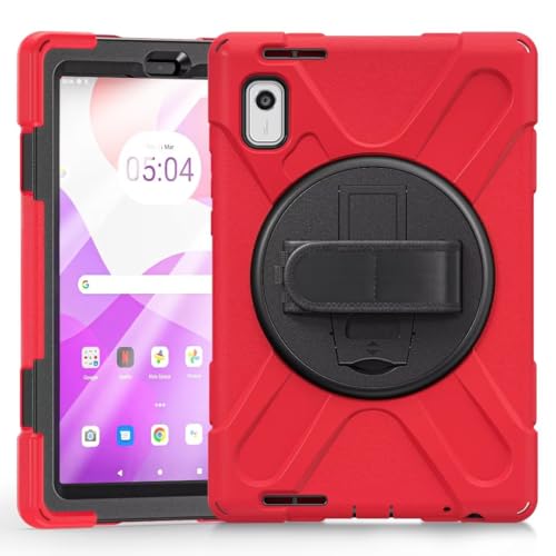 Coque Lenovo Tab M9 antichoc HDWA rouge évite les écrans brisés des enfants