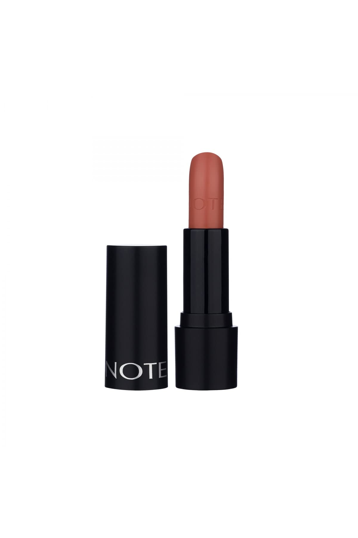 Note Cosmetics Deep Impact Lipstick 01 The Better Me Nude Kremsi Dokulu Yarı Parlak Ruj, Nude