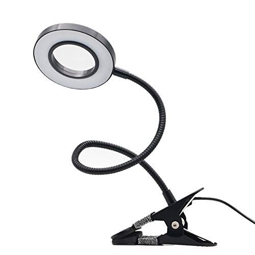 Preisvergleich Produktbild LED-Tischleuchte Augenschutz in Schwanenhalsform, intelligente Tischleuchte wiederaufladbar Leseleuchte für das Büro zu Hause, LED Make up Leuchte Beauty Salon Clip