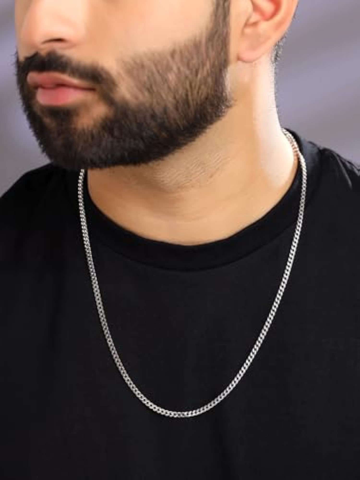 Men's Stainless Steel Neck Chain, Stylish Accessory Gift