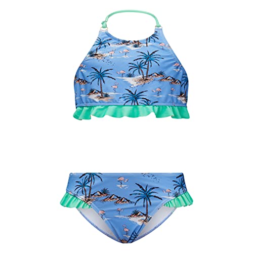 Bikini fille Eleena fleur de maïs bleue 8-10 ans