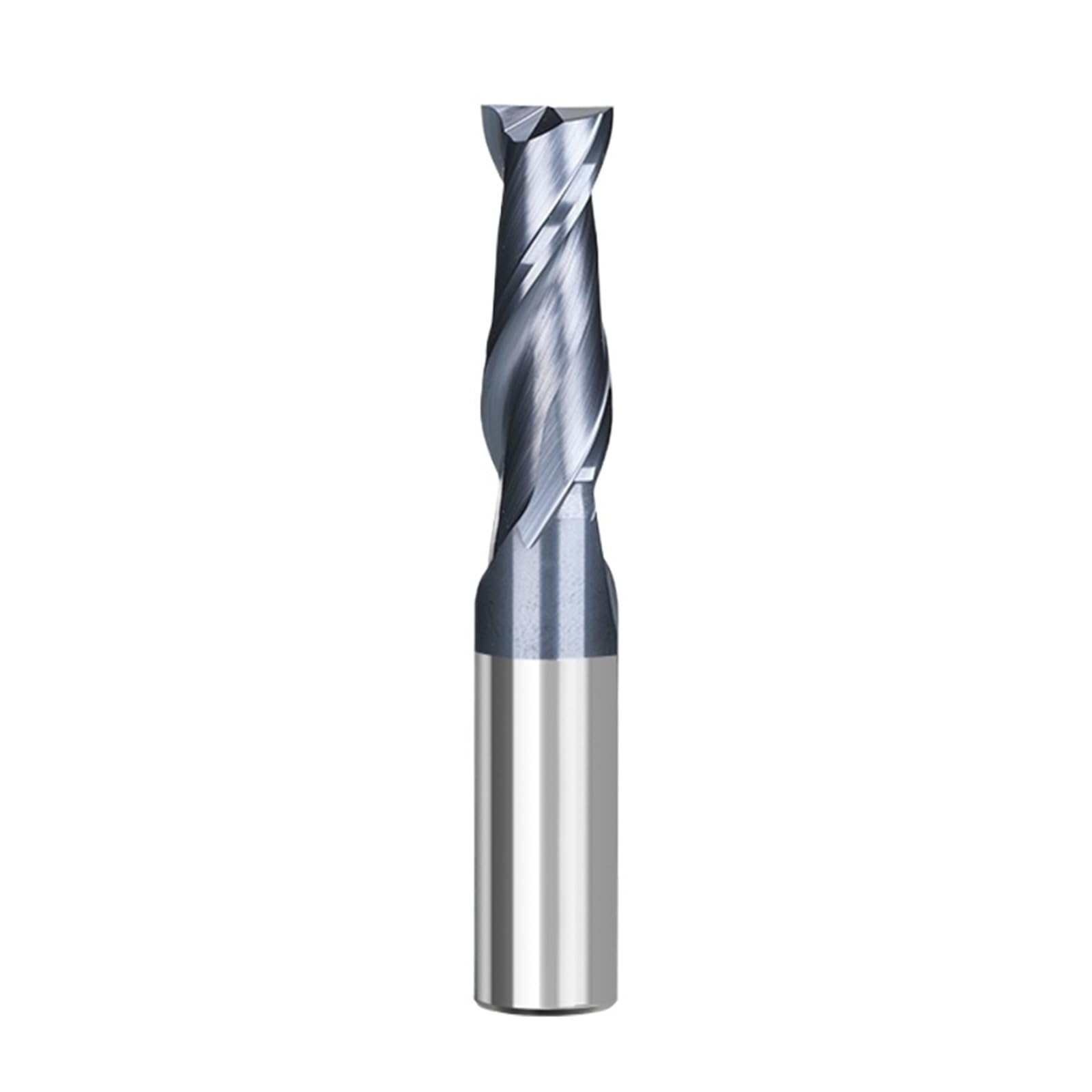 Fresa 2 3 4 flauta carburo fresa de extremo plano HRC 50 CNC herramienta cortador espiral enrutador broca 1 2 3 4 5 6 8 10 12mm(2 Flutes,10xD10x75L)