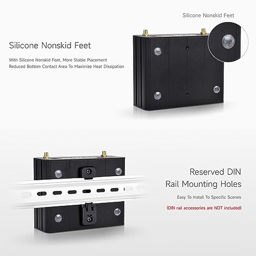 Image of Waveshare Aluminum Alloy Case for Jetson Orin, with Camera Holder, Mini-Computer Case, Compatible with Jetson Orin Nano Super Developer Kit /Orin Nano and Jetson Orin NX Kits