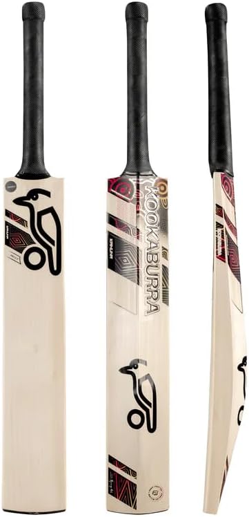 Kookaburra Indigenous Kahuna Pro 2.0 English Willow Cricket Bat– Short Handle Adult Standard Weight | Free Knocking & Preparation Included | 1-Year Warranty | Anti-Scuff Face | Bat Cover Included