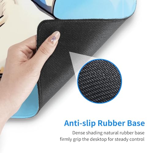 Tapis de clavier imprimé mouettes grand format pour ordinateur portable de bureau