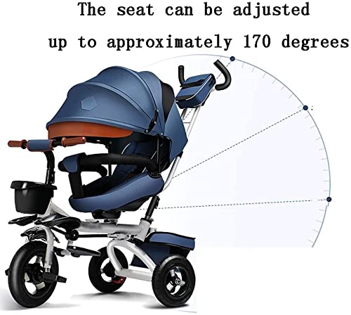 NUBAO Dreiräder Für Kinder ab 1 Dreirad Trike Baby Kinder Kinder Dreirad Fahrt auf 3 Rädern Sichere Baldachin Bike w… – Bild 5