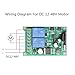 2 Channels Multi-Function Wide Voltage Remote Control Switch 12V 24V 36V 48V DC AC Wireless Remote Control Switch lamp Motor Forward and Reverse Rotation with Industrial Waterproof Remote Controller