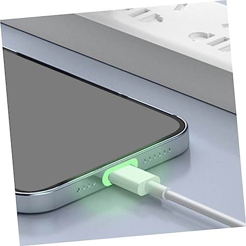 Protector de cargador luminiscente Hemobllo de film fluorescente para interfaz de cable móvil 2
