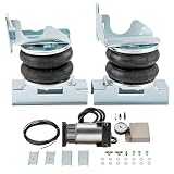 maXpeedingrods 5000 lbs Rear Air Suspension Bags Kit & Portable Air Compressor for Mercedes-Benz Sprinter 2006-2022 Single Rear Wheel Round Axle