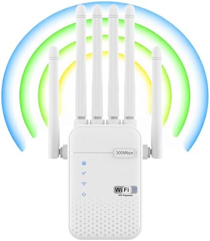 Repeteur WiFi Puissant, Amplificateur WiFi, Portée Jusqu‘à 1200 m...