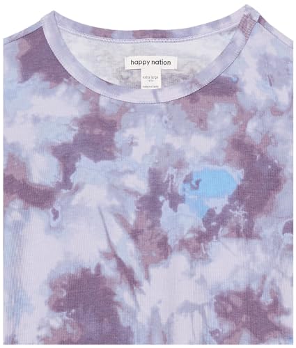 Image of Happy Nation Girls Fitted Ribbed Crop T Shirt