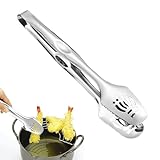 Zange zum Kochen, hitzebeständige Edelstahl-Pinzette, Servierpinzette, für Küche, Restaurant,...