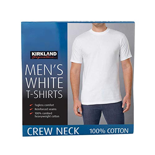 Kirkland Signature Men's Crew Neck Tee 100% Combed Heavyweight Cotton T-Shirts (Pack of 6) - Image 5