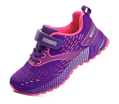 Image of KUBUA Kids Sneakers Lightweight Boys Girls Tennis Shoes | Breathable, Comfortable, Non Slip, Easy to Put On, Running, Walking, Gym, School, Daily Play, Toddler