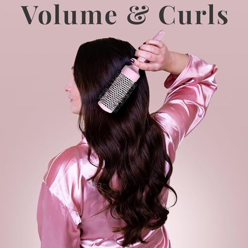 Juego de Cepillos Redondos para Mujeres - Cepillos Reciclables Redondos para Secador de Pelo - Regalo Sostenible - Rosa, Lily England - imagen 8