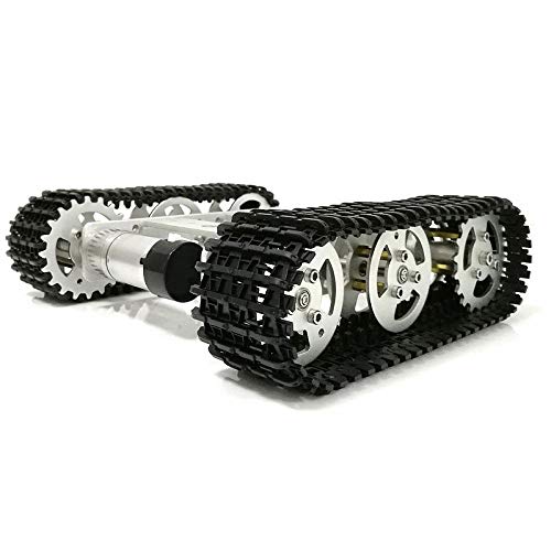Metal Tank Model Robot Tracked Car Chassis Platform With 2Pcs 33 Motors For Arduino/Raspberry Pie/Microbit, Diy Teaching Crawler/Caterpillar Kit For Uno, Steam Science Eduaction #TOP6