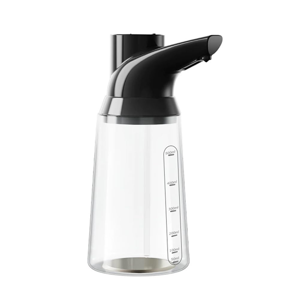 UDSKNV[KSL Automatic Sensor Smart Soap Dispenser USB Rechargeable Adjustable 4-Level Sensor Pump for Kitchen Bathroom Black