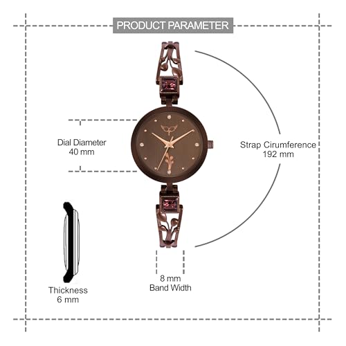 Image of WHITE BIRD Premium Showstopper Quartz Analog Wrist Watch for Women's