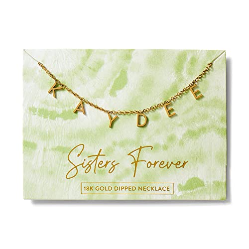 Sorority Shop Gold-Plated Kappa Delta Necklace — 18k Sorority Gifts for Women, Long-Lasting, Unique Design2