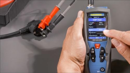 Pancontrol PAN KLM2000 | Kabellängen-Messgerät (Echometer) | für mehrpolige-/ Netwerk-/ Coaxkabel | Detektor