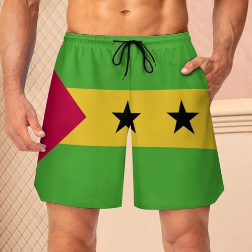 TAIZIYEAH Jamaica Flag Men's Beach Shorts Sports Basketball Shorts Swimwear Bathing Suits Board Short with Pocket2