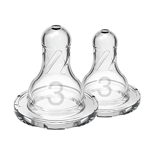 Dr. Brown's Original Nipple, Level 3 (6m+), 2 Count, Clear