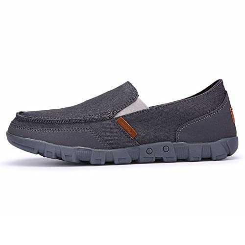 Men's Denim Cloth Slip On Orthopedic Flats Loafers Causal Lightweight Driving Walking Shoes Soft Outdoor Boat Shoes3