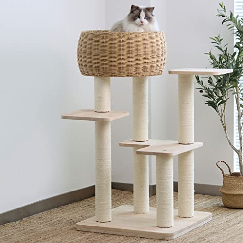 Image of Cat Tree For Large Cats 20 Lbs Heavy Duty, Cat Tower For Large Cats