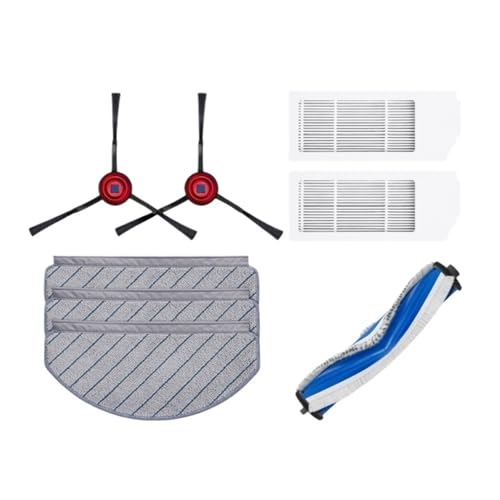 Compatible for ECOVACS N20 Pro Plus Robot Vacuum Cleaner Accessory Spare Parts Kit Main/Side Brush, Filter, Mop Rag, Dust Bag(HEPA Filter 2pc)