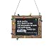 Seattle Seahawks Official NFL 3 inch x 4 inch Chalkboard Sign Christmas Ornament