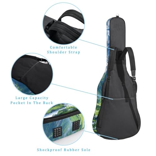 Housse universelle pour guitare acoustique imperméable 101,6 cm multicolore - 3