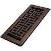 Decor Grates AJL610W-RB Registre Mural Oriental Bronze Frotté 6x10 - Design Élégant
