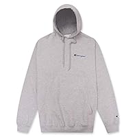 Champion Big and Tall Hoodies for Men – Embroidered Pullover Hoodies Sweatshirt Heather Grey