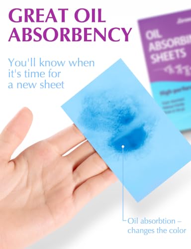 High-Performance Oil Absorbing Sheets for Face - 3 pack (150 sheets) - Makeup Friendly Blotting Papers for Oily Skin - Oil Blotting Sheets for Face - Image 4