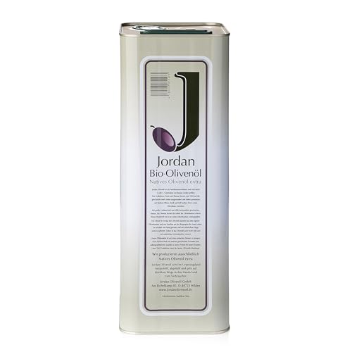 Jordan Olivenöl - BIO natives Olivenöl extra - Kanister 5,0 Liter - GR-BIO-01