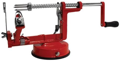 Kitchen Keepers 3-in-1 Apple Peeler! Peel, Core and Slice. Also Works with Potatoes and Pears