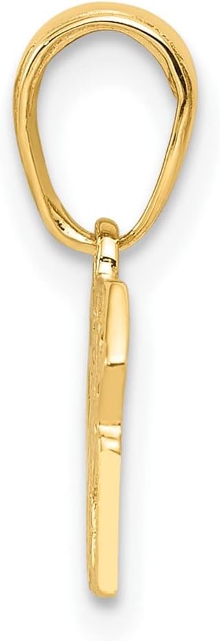 FJC Finejewelers 10 kt Yellow Gold Las Vegas with Dice Charm 14 x 15 mm