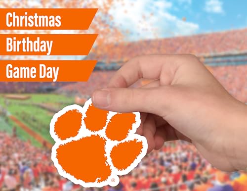 Image of Clemson Tigers Stickers & Decals 14 Pc Set for Car, Laptop & Bottle
