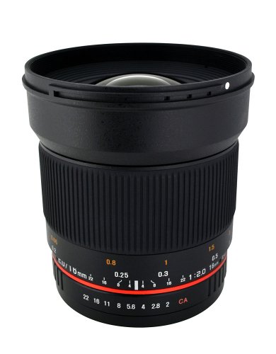 Rokinon 16M-E 16mm f/2.0 Aspherical Wide Fixed Angle Lens for Sony E-Mount